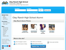 Tablet Screenshot of otayranchhighschool.org